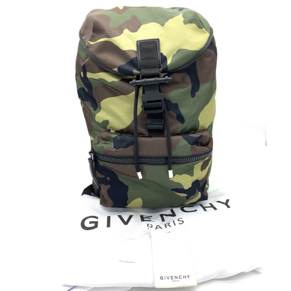 Authentic Givenchy Light Camo Pack Away Nylon Backpack